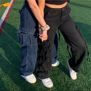 I AM GIA CARGO PANTS (on right)